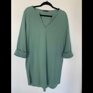 Zara green shirt